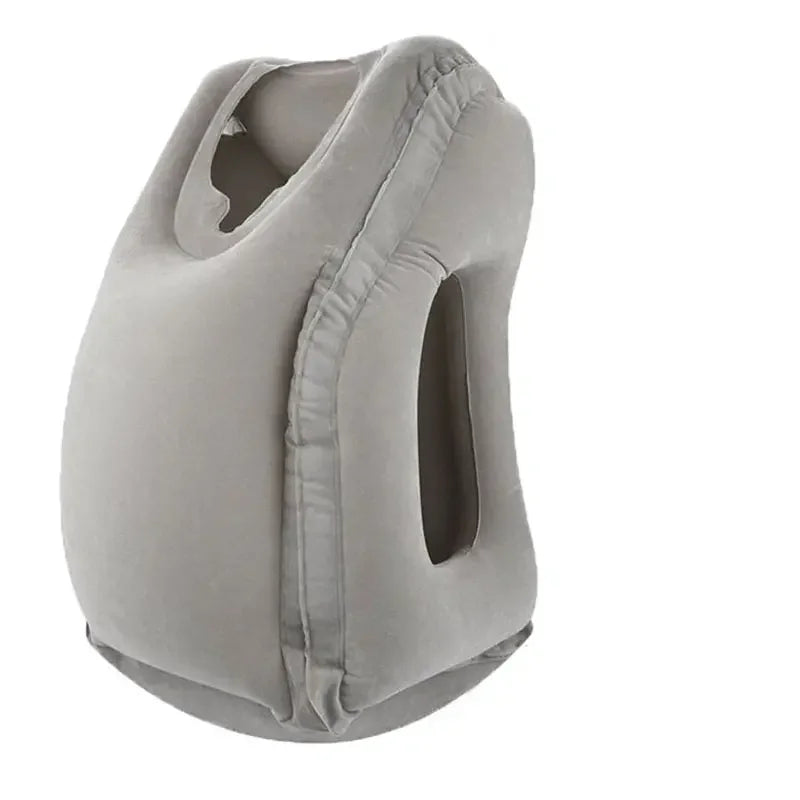 Inflatable Cushion Travel Pillow Headrest Chin Support