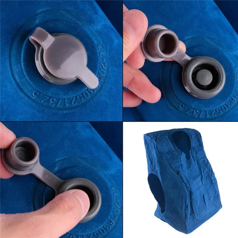 Inflatable Cushion Travel Pillow Headrest Chin Support