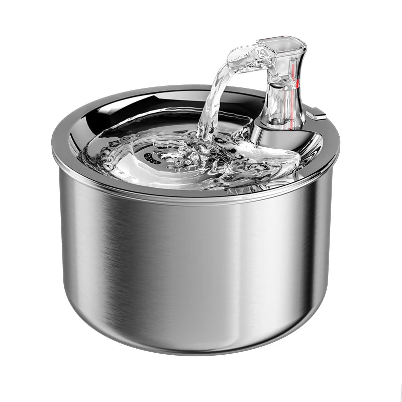 Stainless steel pet water dispenser