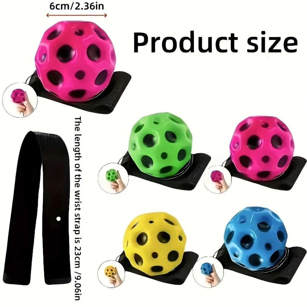 Mini Wrist Bounce Ball with Strap