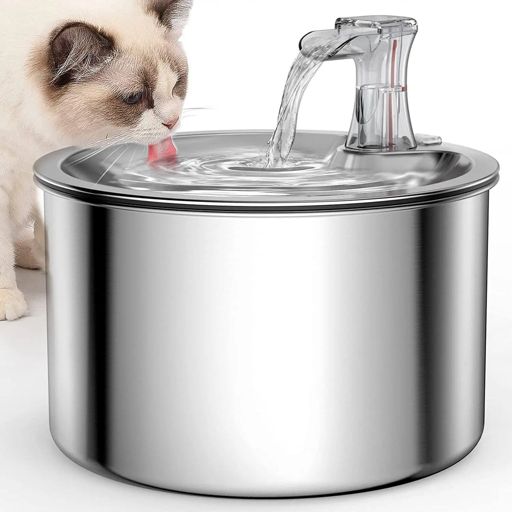 Stainless steel pet water dispenser