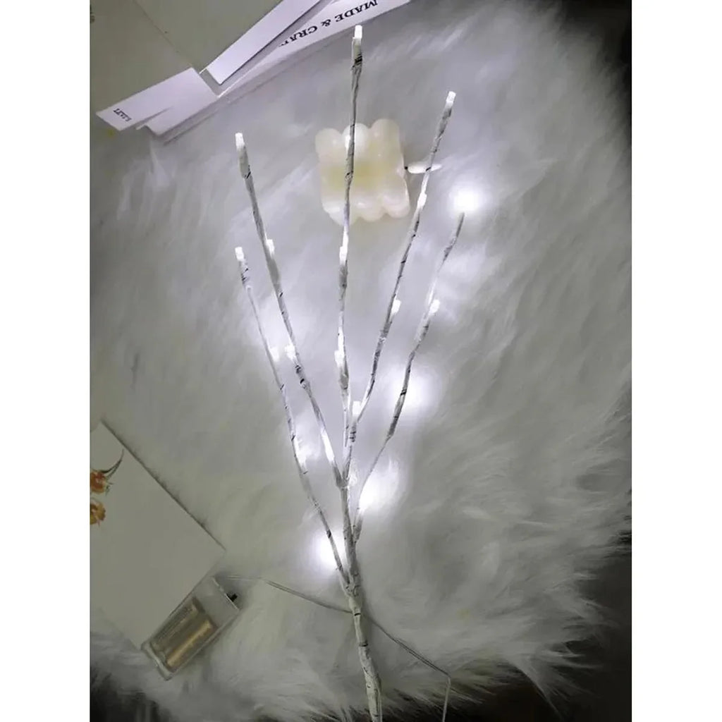 White Birch Branch Light LED Battery Operated For Festives